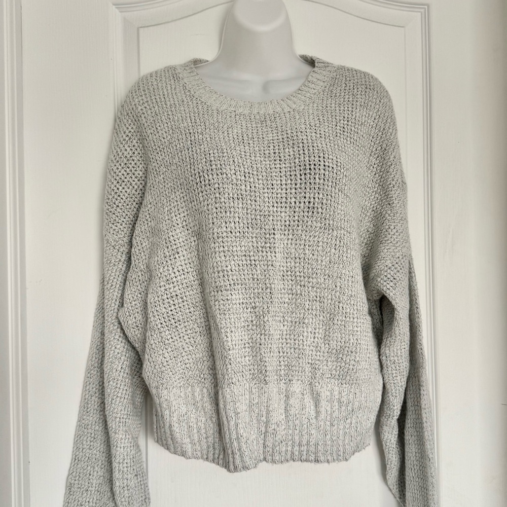 Topshop Batwing Cozy Gray Knit Sweater